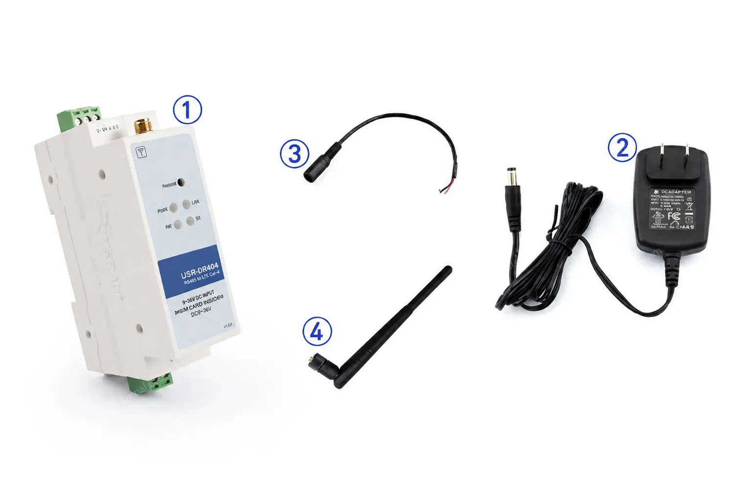 PUSR DIN-Rail RS485 to WiFi Ethernet Converter serial device server Modbus RTU to Modbus TCP with MQTT SSL/TL DR404