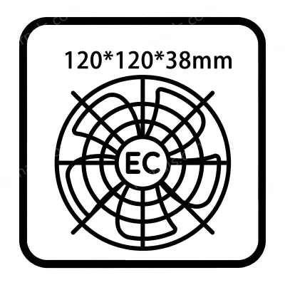120*120*38mm