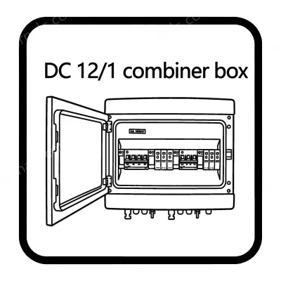 DC 12/1 combiner box