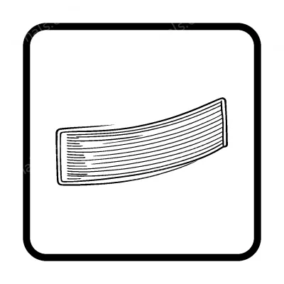 Cover strip deflection