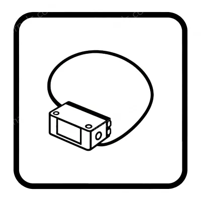 Square photoelectric sensor