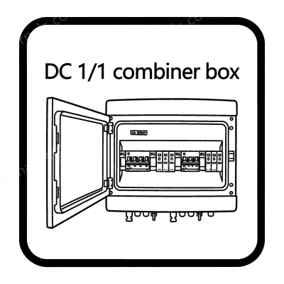 DC 1/1 combiner box