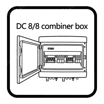 DC 8/8 combiner box