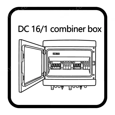 DC 16/1 combiner box