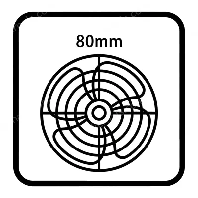 80mm ac fan