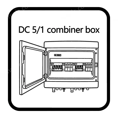 DC 5/1 combiner box